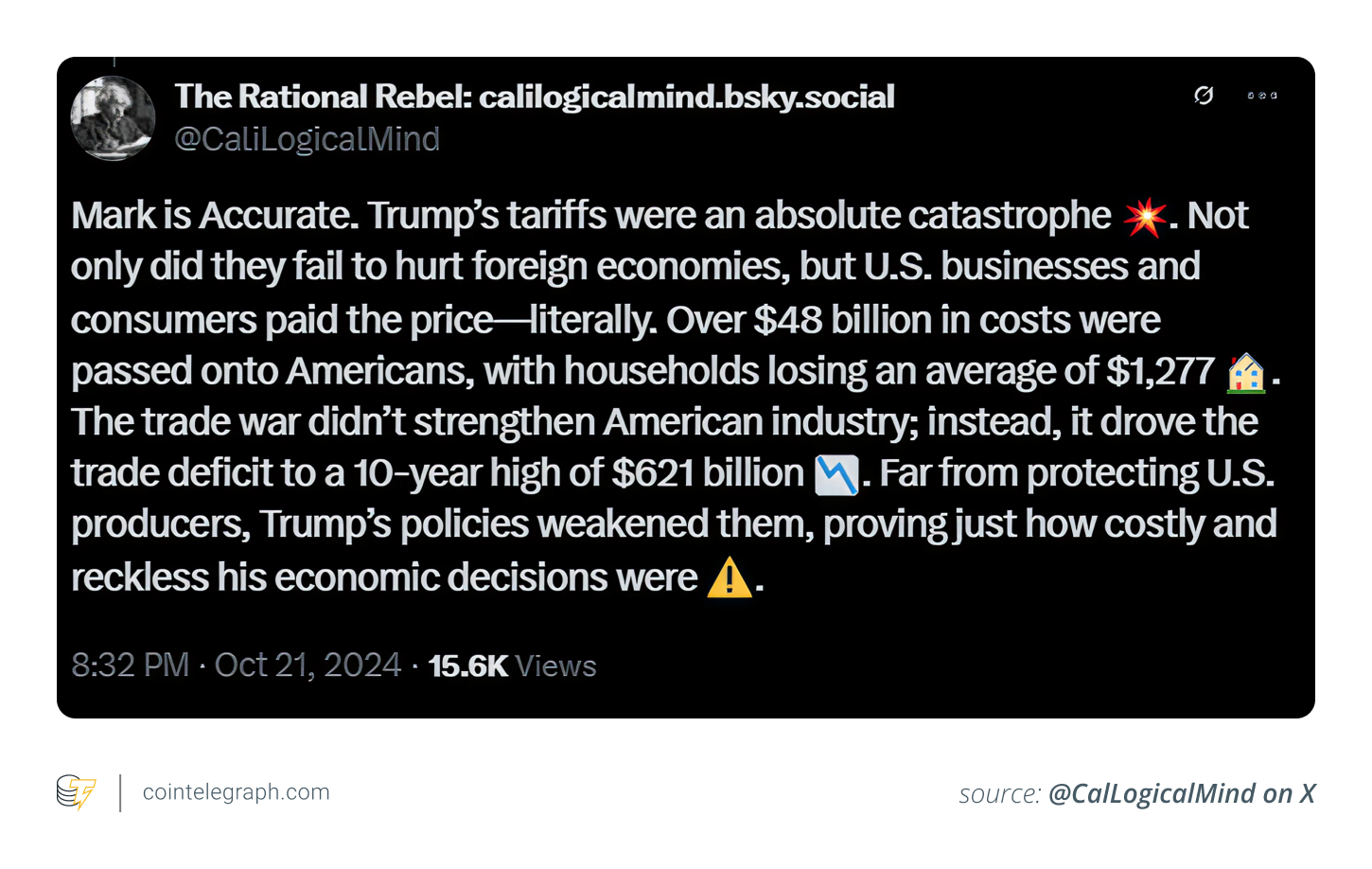 A critic declares Trump's tariffs  a catastrophe